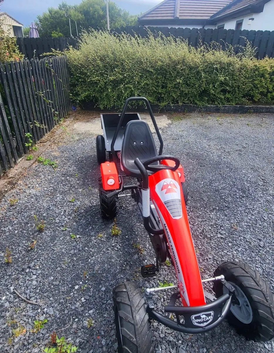 Dino cars Massey Ferguson Go kart & trailer - Image 2