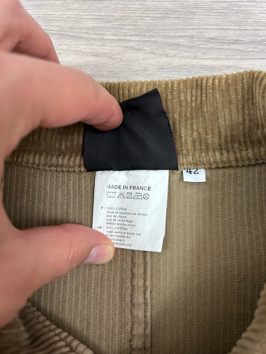 Vétra French Workwear Corduroy Jacket Mens 42 - Image 4