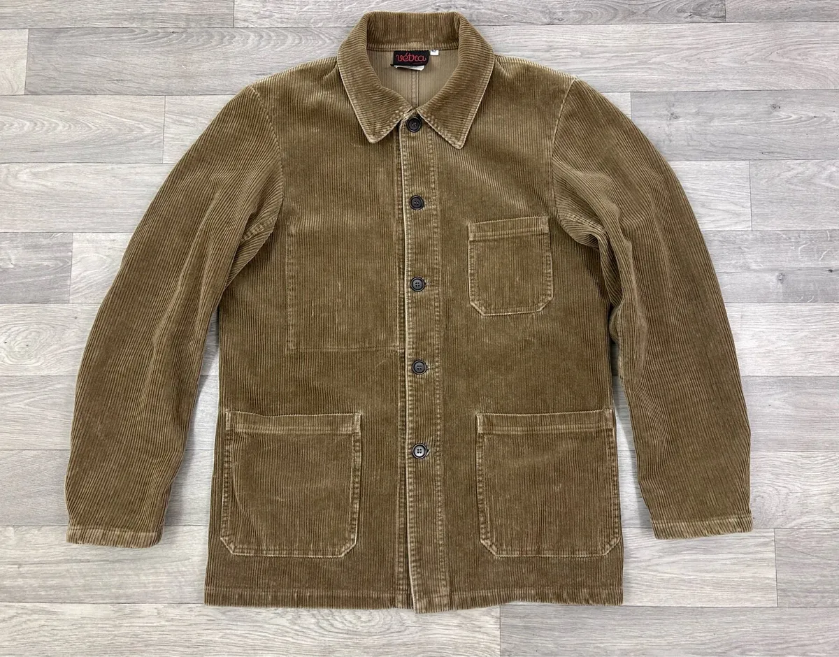 Vétra French Workwear Corduroy Jacket Mens 42 - Image 1
