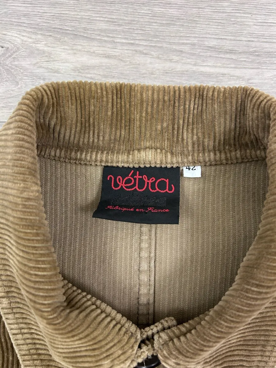 Vétra French Workwear Corduroy Jacket Mens 42 - Image 3