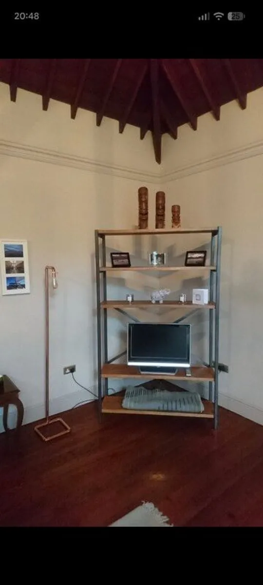 Handmade Industrial Shelving or TV Unit. Reclaimed Timber - Image 3