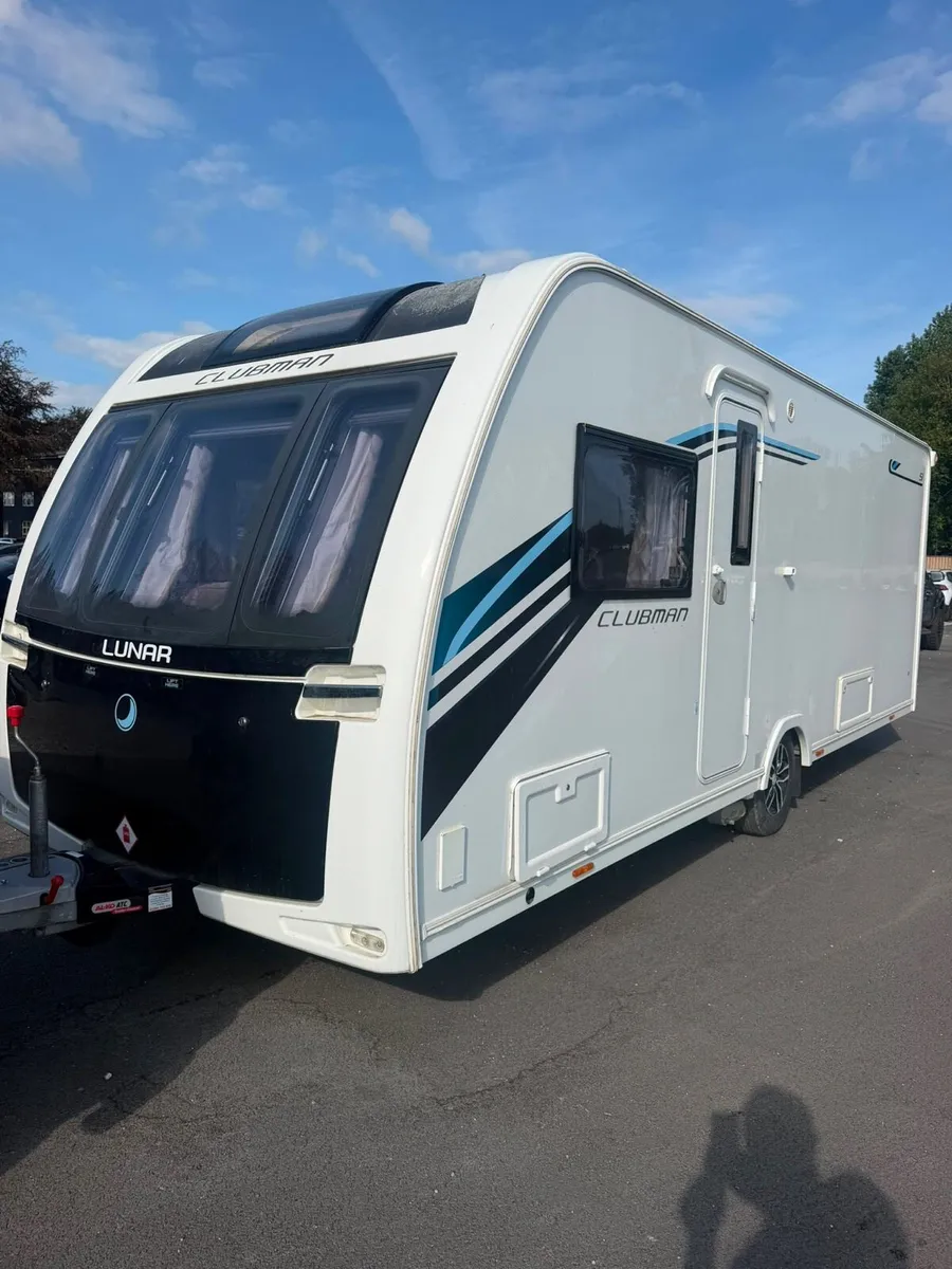 Lunar Clubman 2018 . 4 Berth Caravan . End Bedroom - Image 1