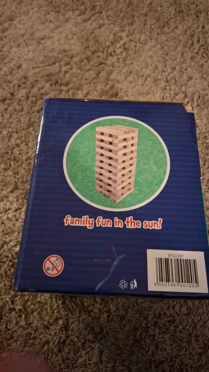 Giant jenga style block game - Image 2