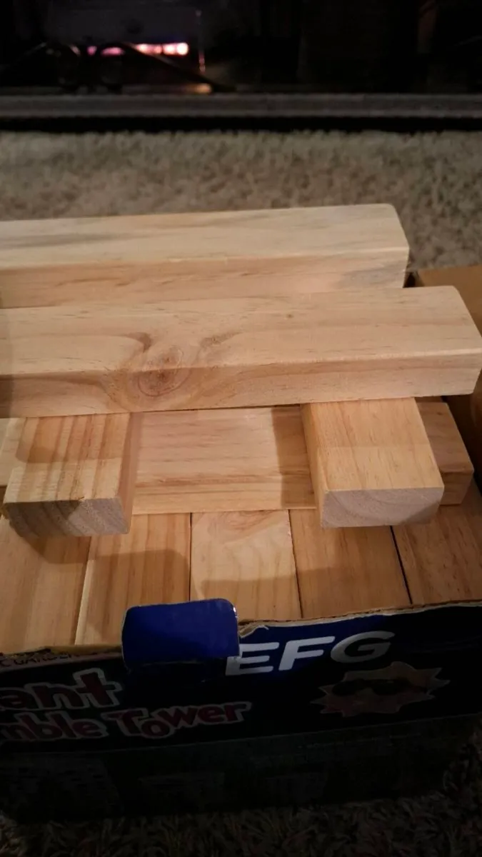 Giant jenga style block game - Image 3