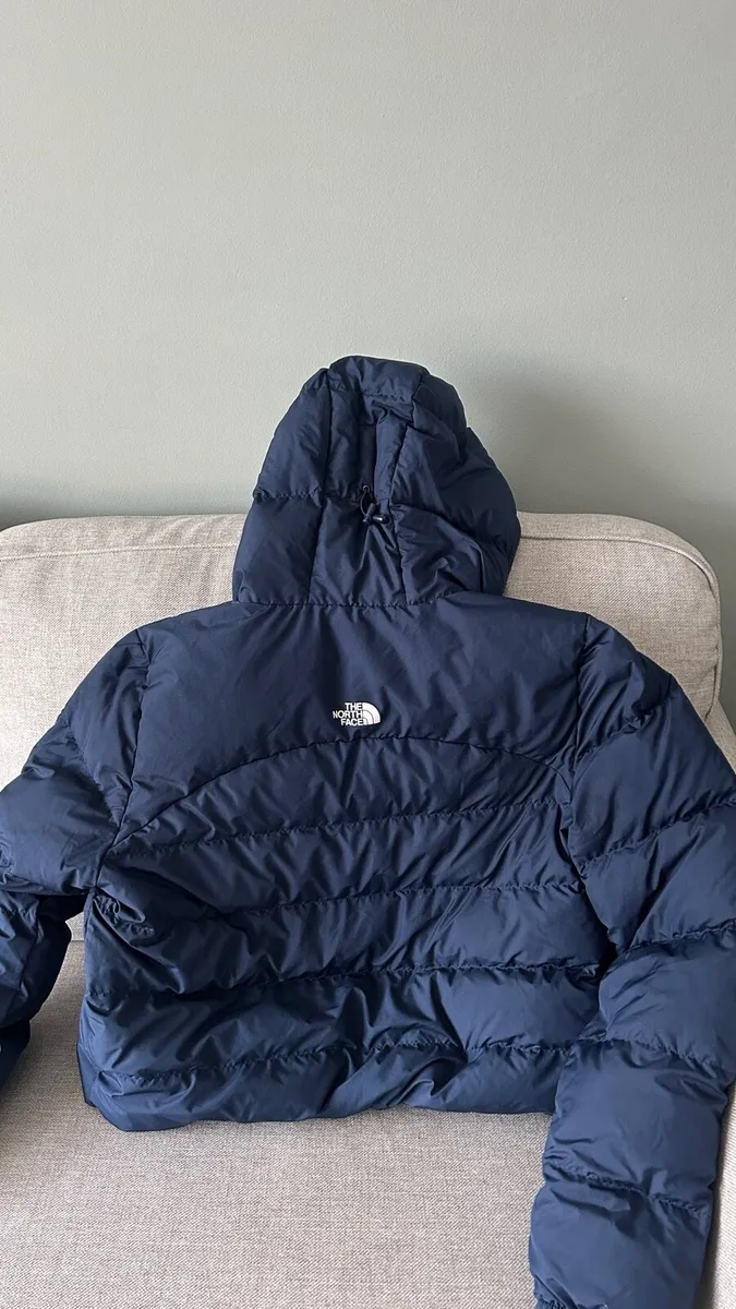 North Face Puffer Jacket - Navy Blue - Image 2