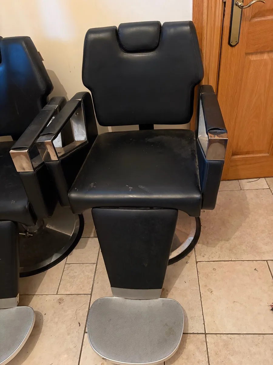 2 barber chairs - Image 3