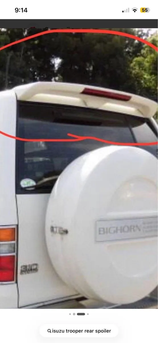 Isuzu trooper spoiler - Image 1