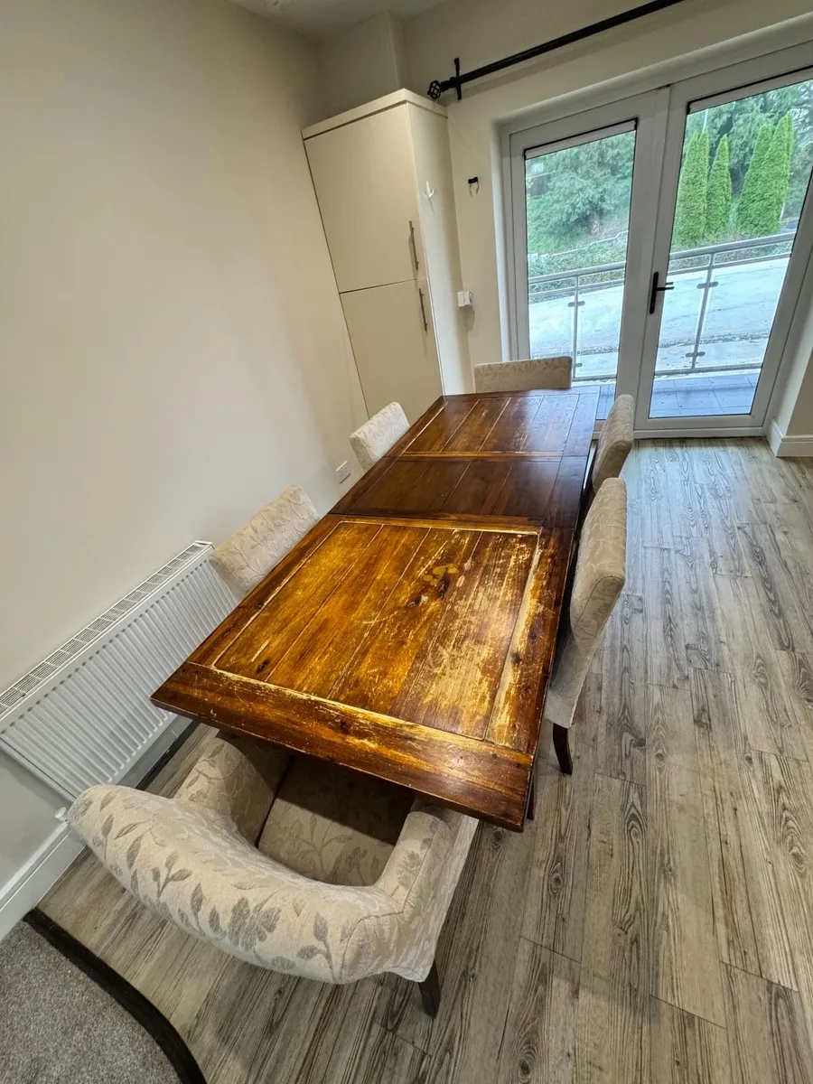 Solid Wood Extendable Dining Table - Image 3