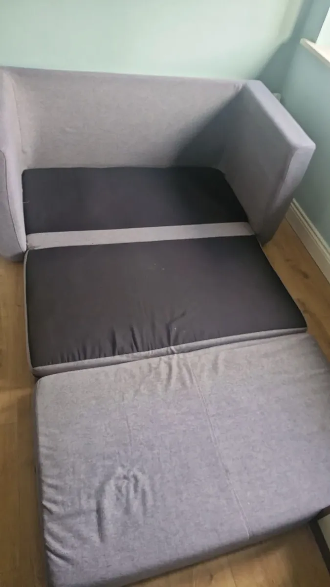 Grey Sofa Bed - Image 1