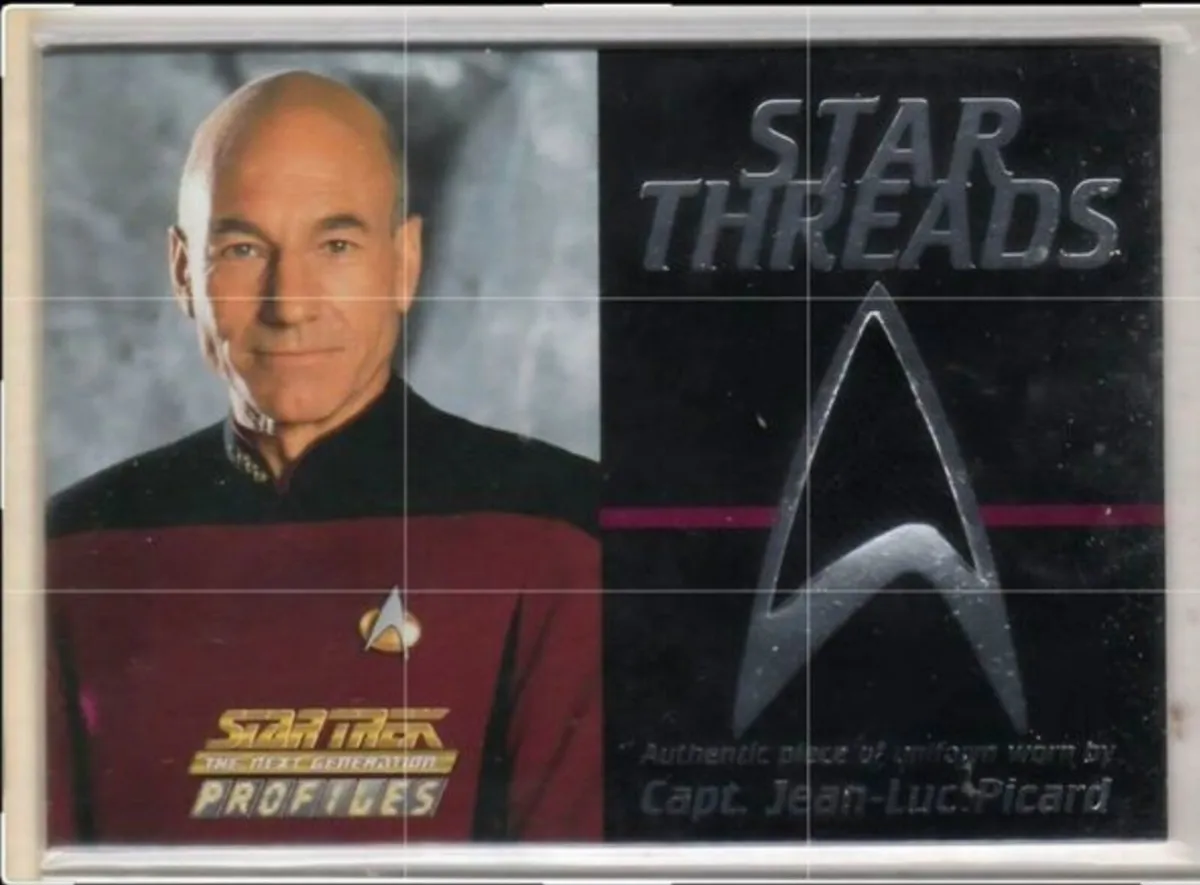 Jean Luc Picard star trek worn uniform piece - Image 1