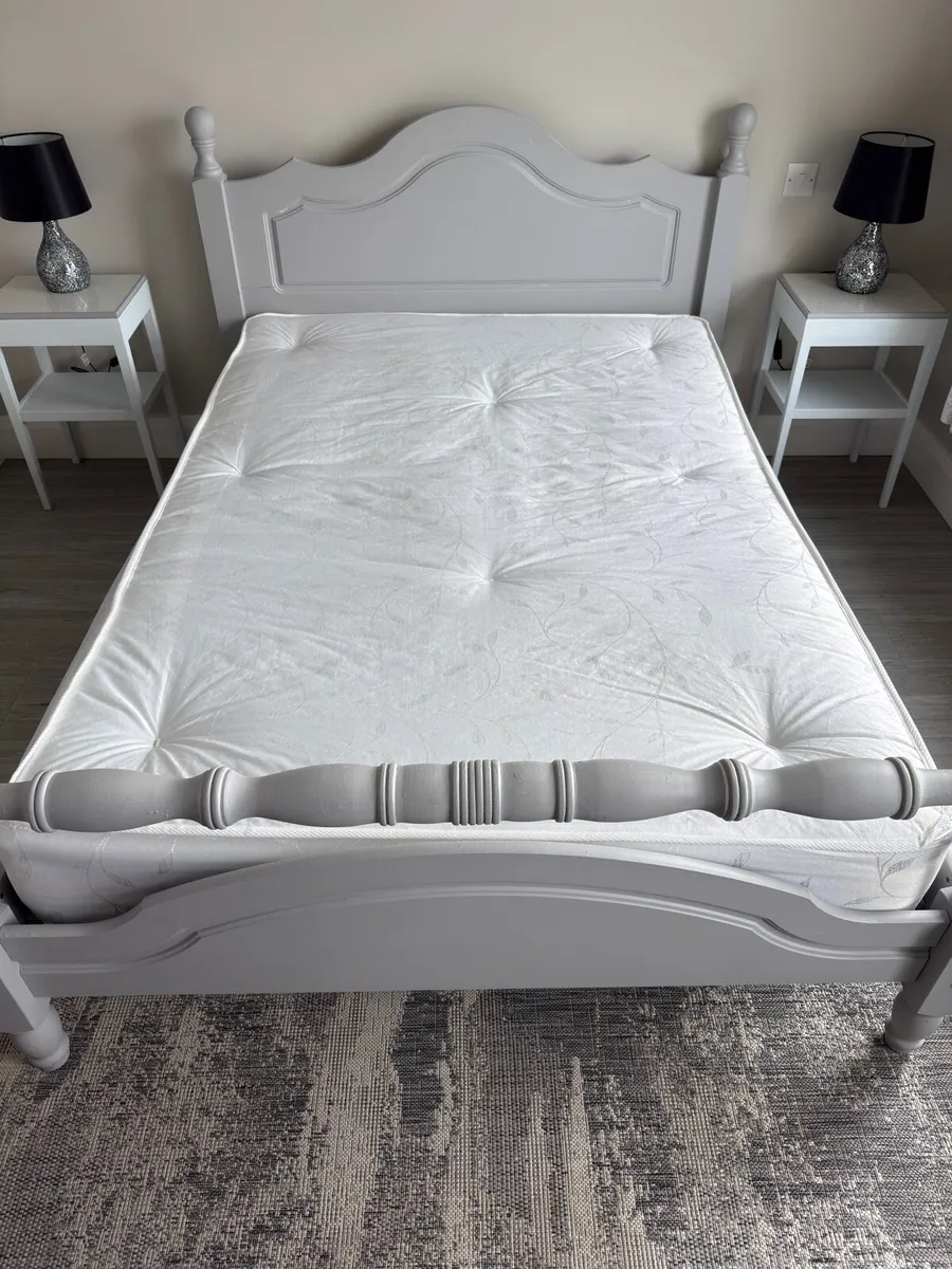 Double Bed Frame & Mattress - Image 1