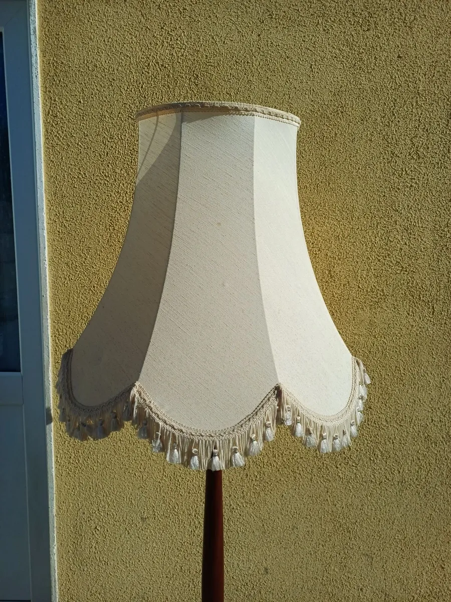 Vintage Mahogany Floor Lamp - Image 3
