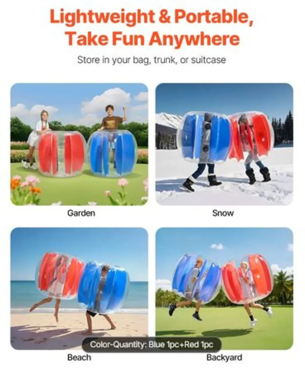 Inflatable Bumper Balls 2-Pack, 4FT/1.2M Body Sumo - Image 4