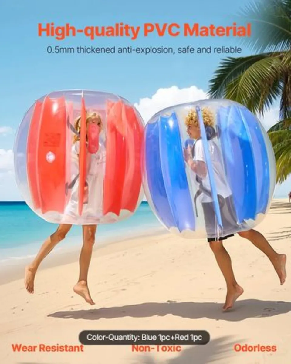 Inflatable Bumper Balls 2-Pack, 4FT/1.2M Body Sumo - Image 3