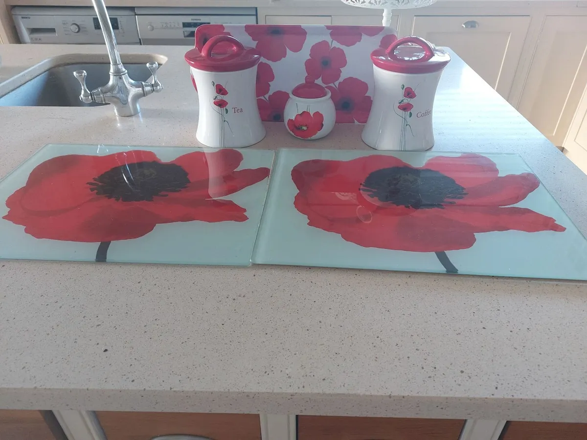 Sugar Tea and Coffee canisters. - Image 1