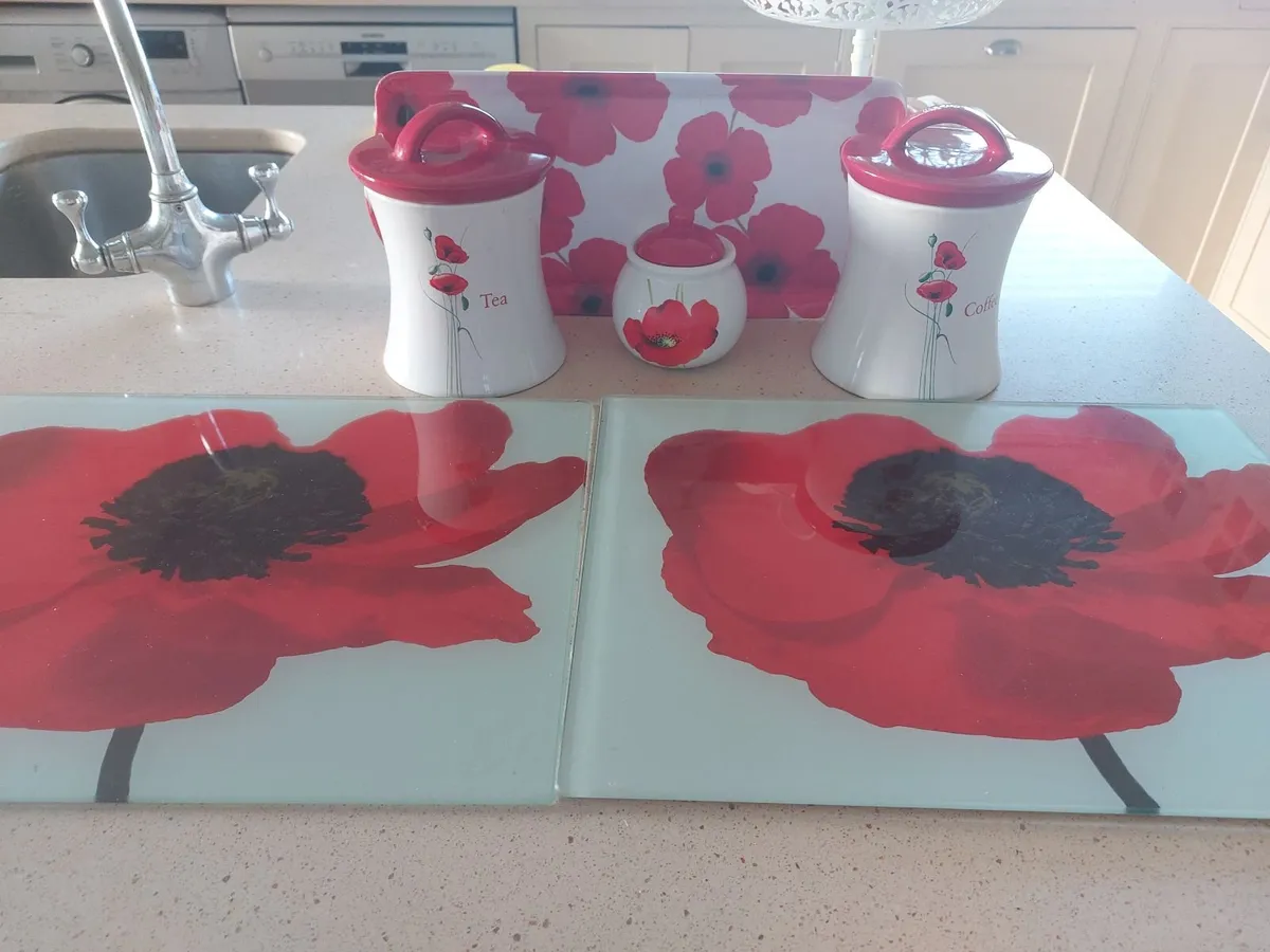 Sugar Tea and Coffee canisters. - Image 2