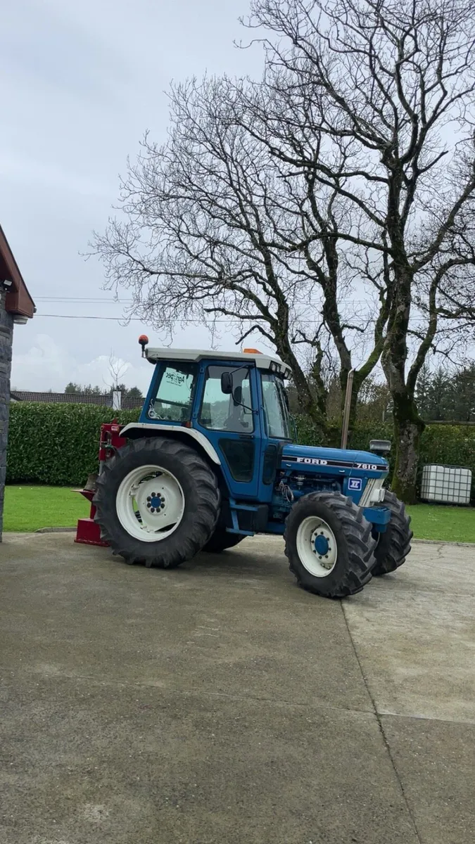 Tractor and log splitter for hire mid cork area - Image 1