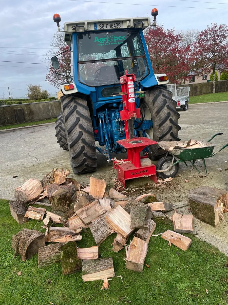 Tractor and log splitter for hire mid cork area - Image 2