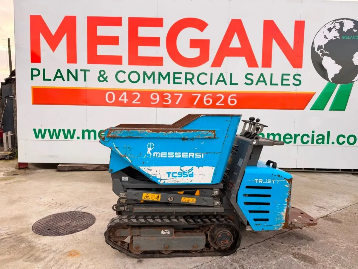 2021 messersi tc95d 1 ton high tip tracked dumper - Image 1