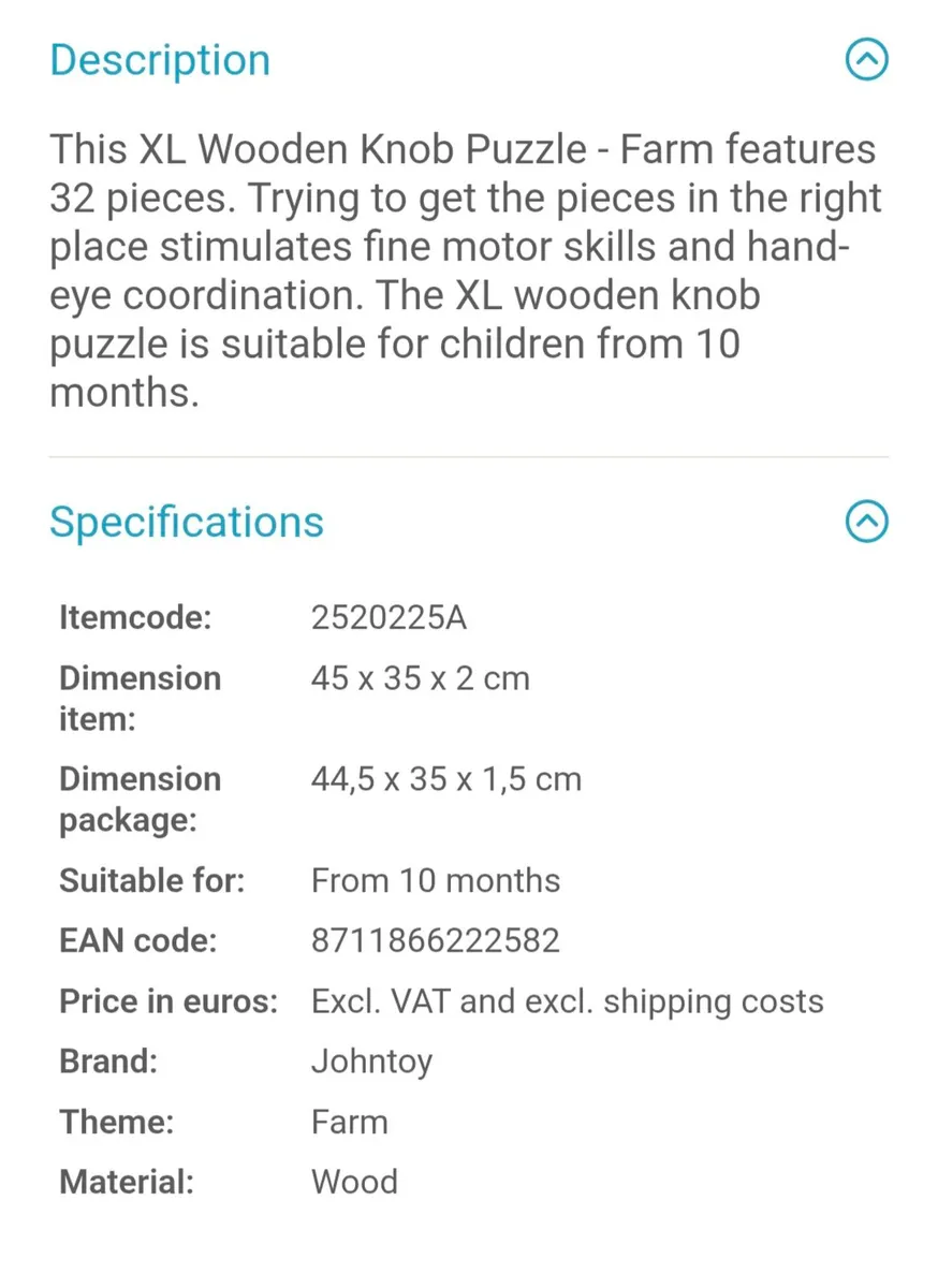 Kids wooden puzzle - Image 2