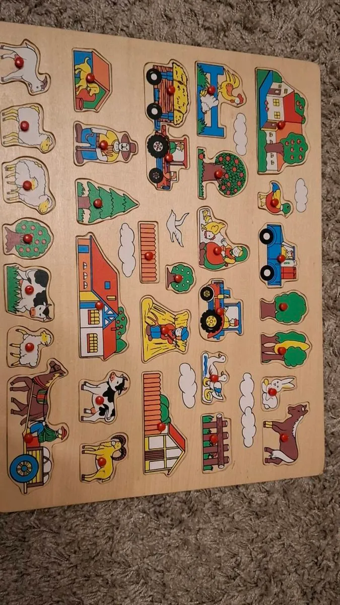 Kids wooden puzzle - Image 3