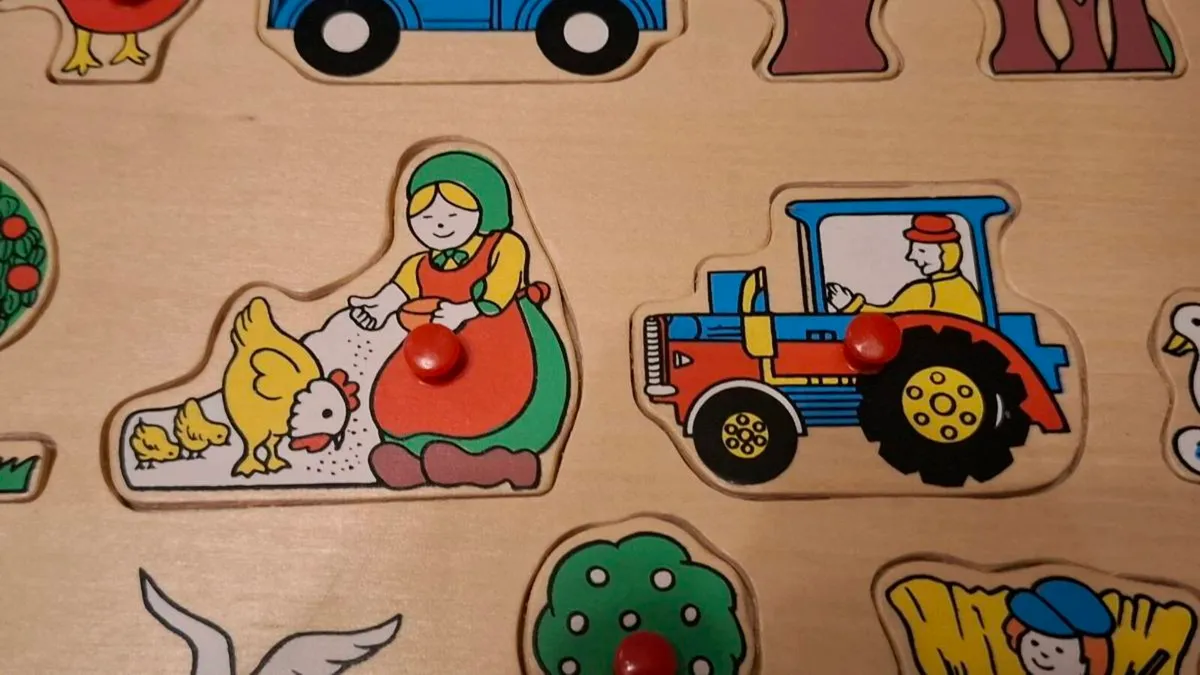 Kids wooden puzzle - Image 4