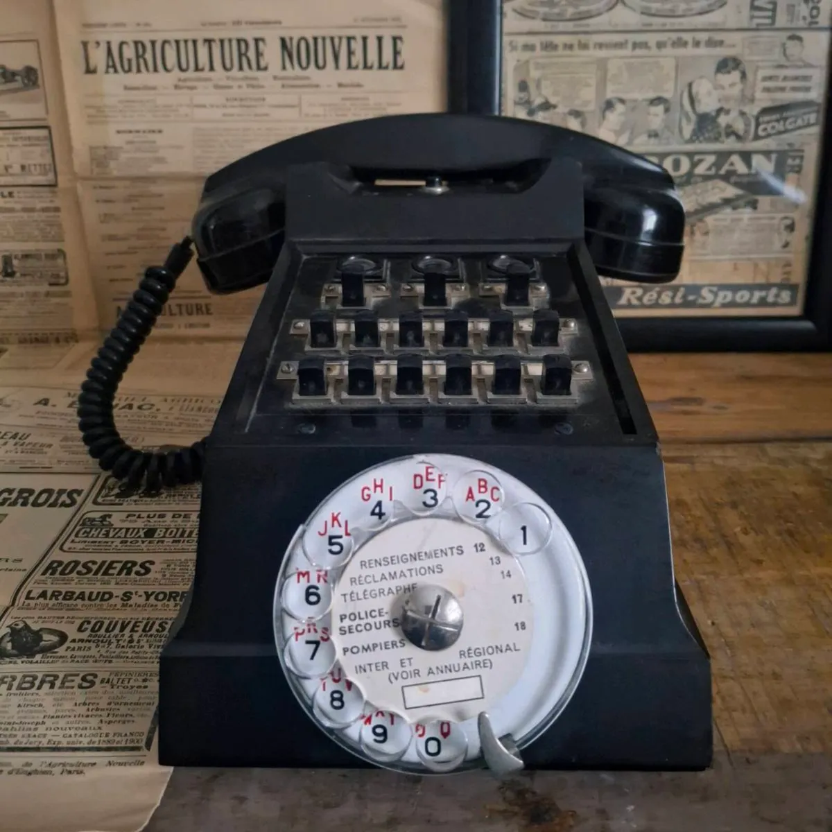 French Bakelite Telephone Switchboard - Image 1