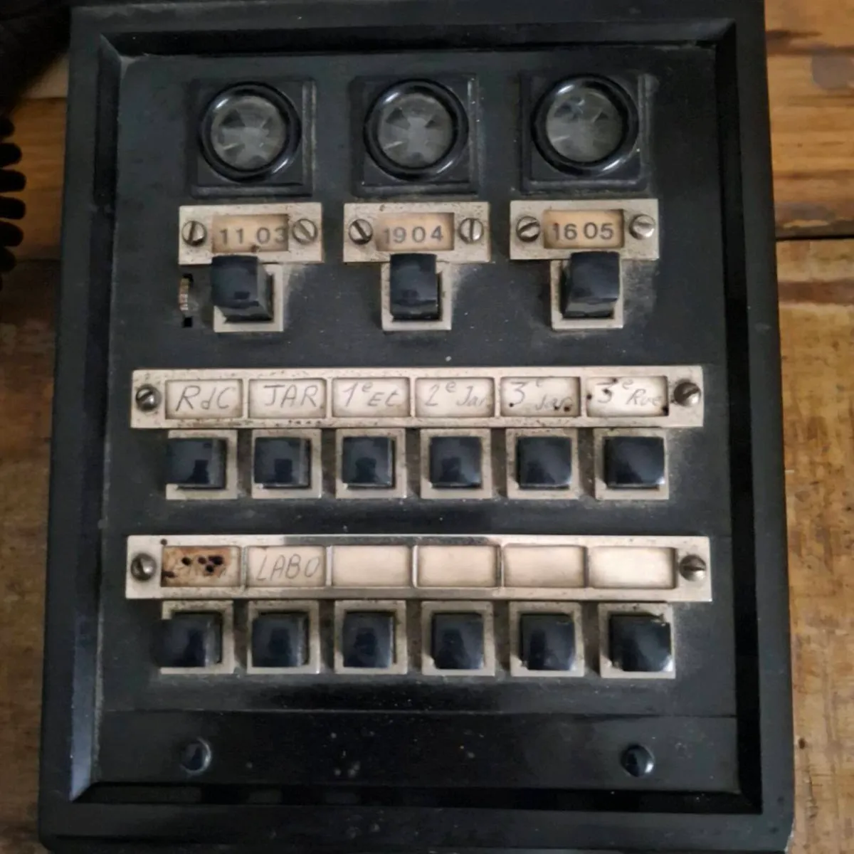 French Bakelite Telephone Switchboard - Image 3
