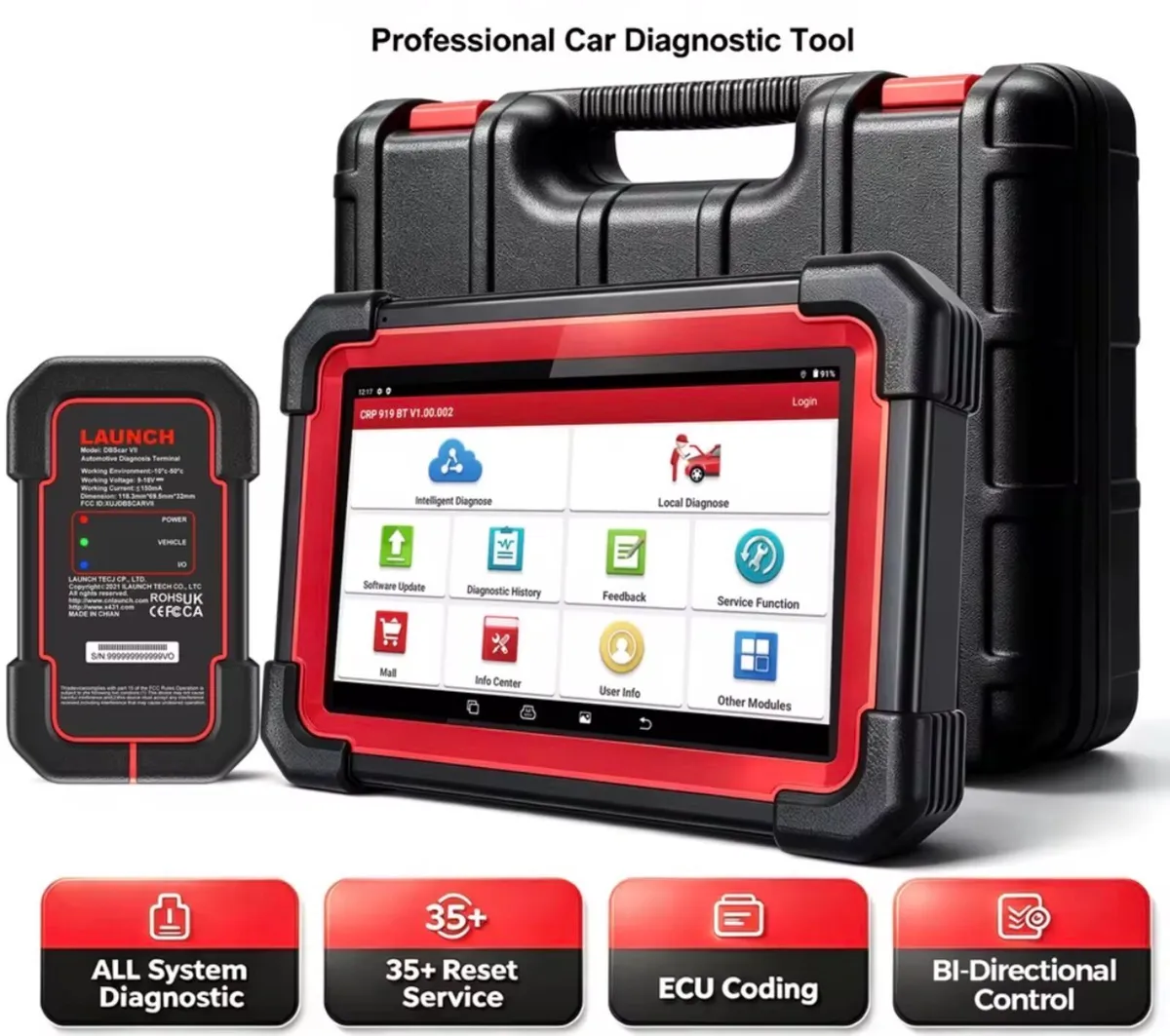 LAUNCH X431 CRP919X BT OBD2 Scanner, 2026 - Image 3