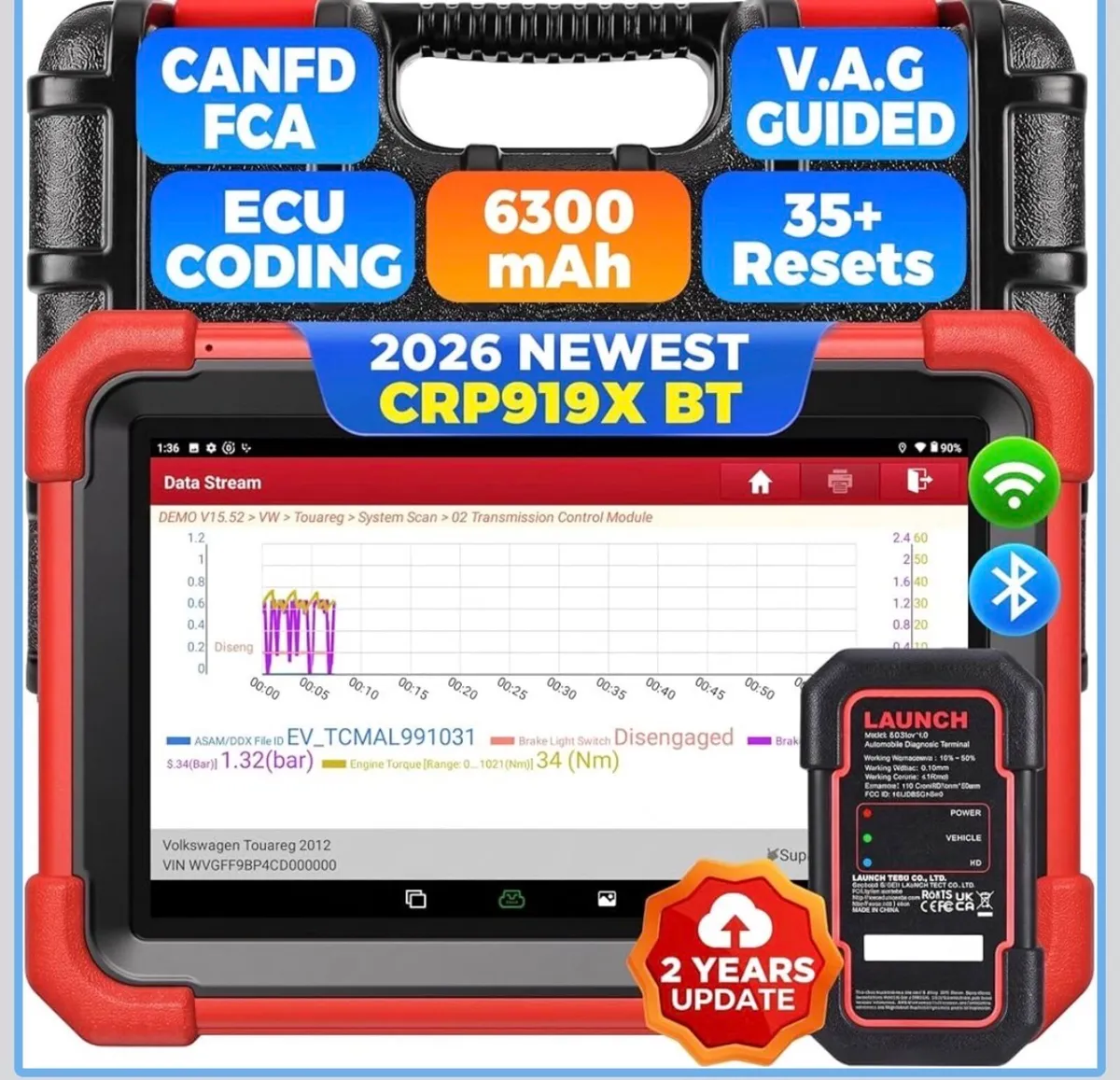 LAUNCH X431 CRP919X BT OBD2 Scanner, 2026 - Image 1