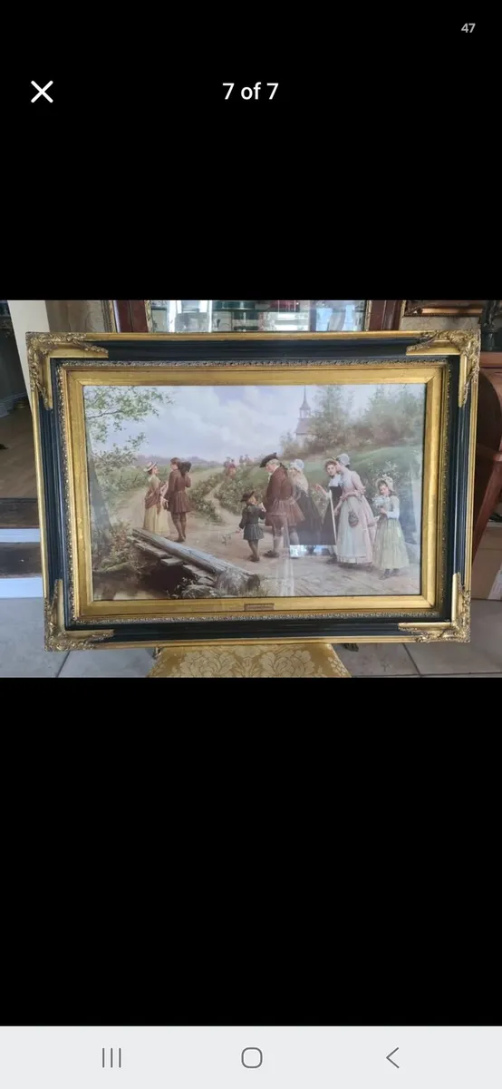 Large vintage picture - Image 4