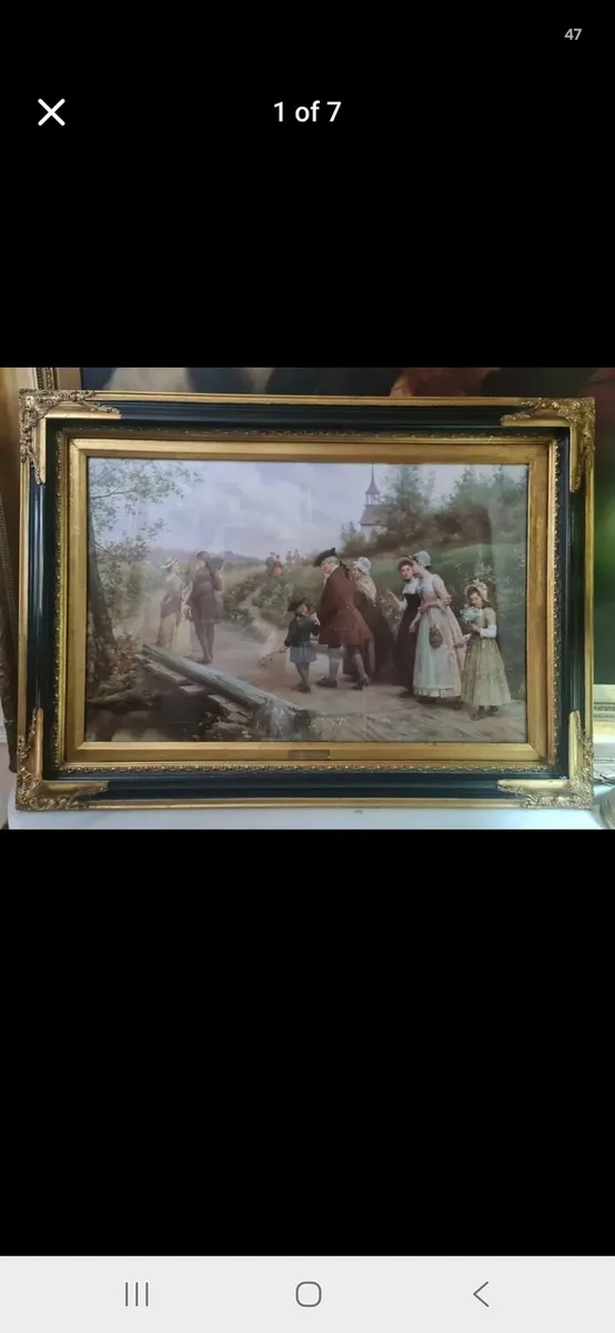 Large vintage picture - Image 1