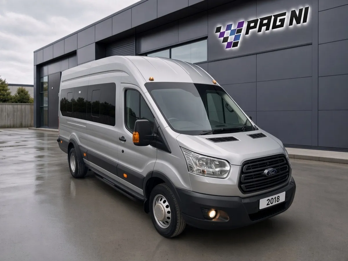 2018 FORD TRANSIT 2.2 460 17 SEATER MINIBUS TREND - Image 2
