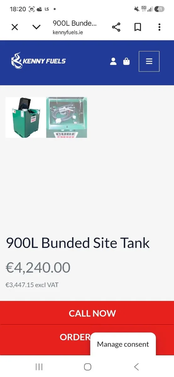 90 Litre Cube Fuel Dispenser - Image 1