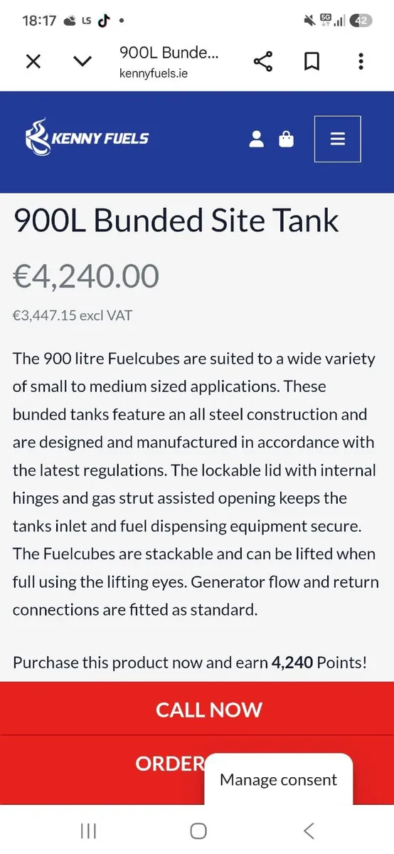 90 Litre Cube Fuel Dispenser - Image 3