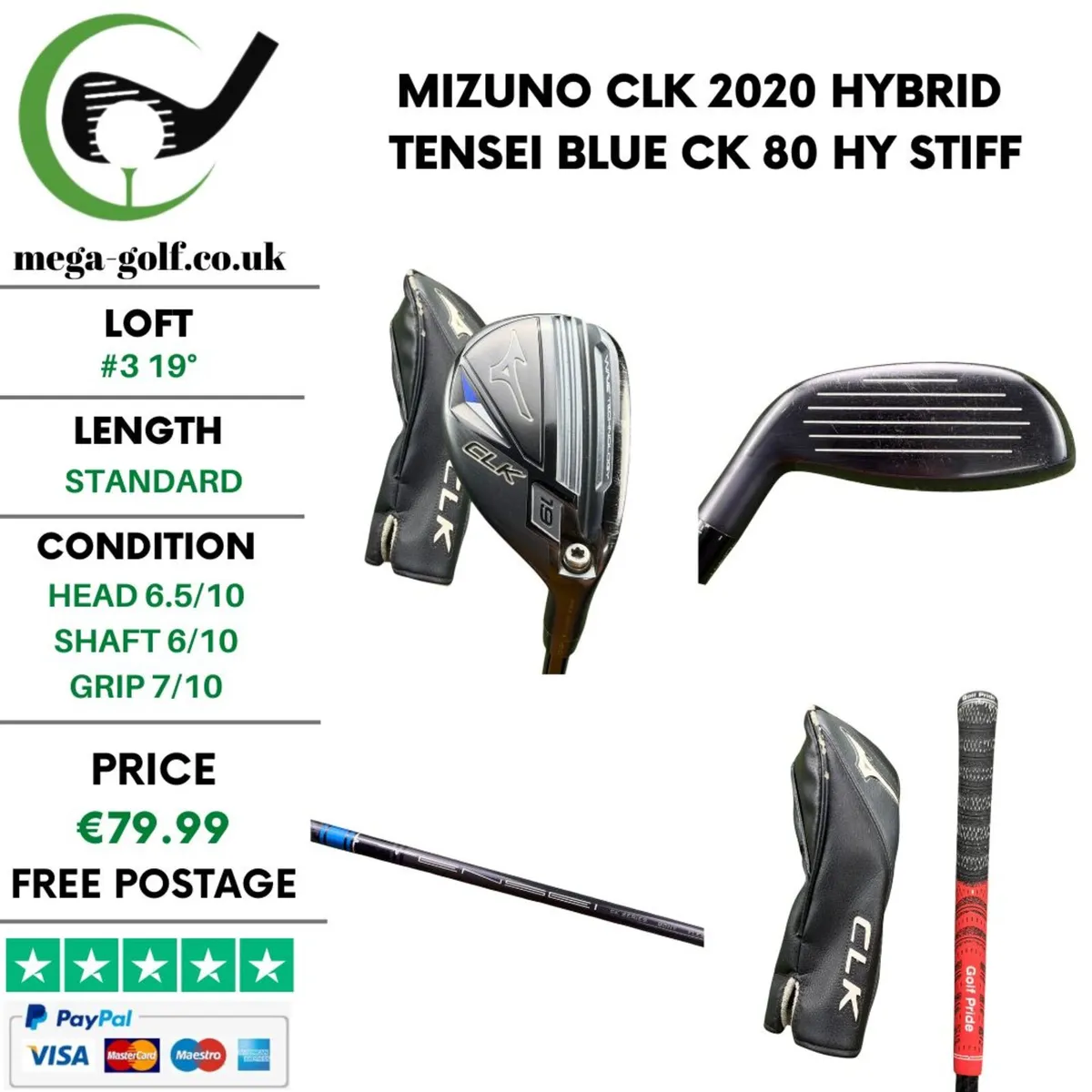 Mizuno CLK 2020 Hybrid / #3 19° / Stiff - Image 1