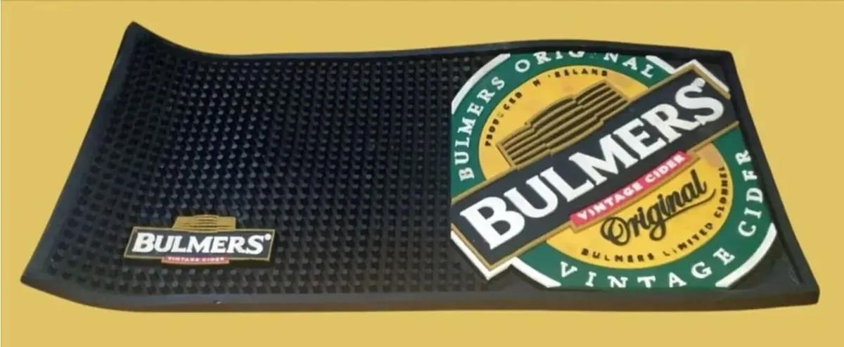 Vintage Bulmers Cider Rubber Bar Runner – New - Image 3