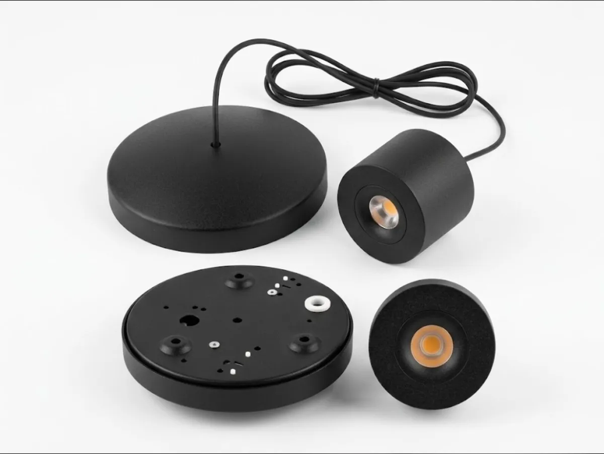 New Set of 4 Intra Lighting Biba Edgy LED Pendant - Image 2