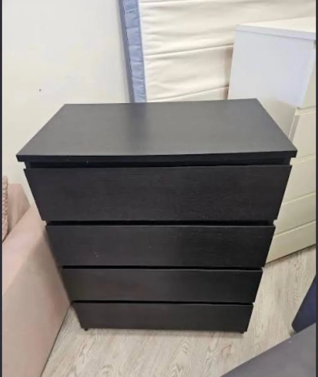 Black chest of drawers
