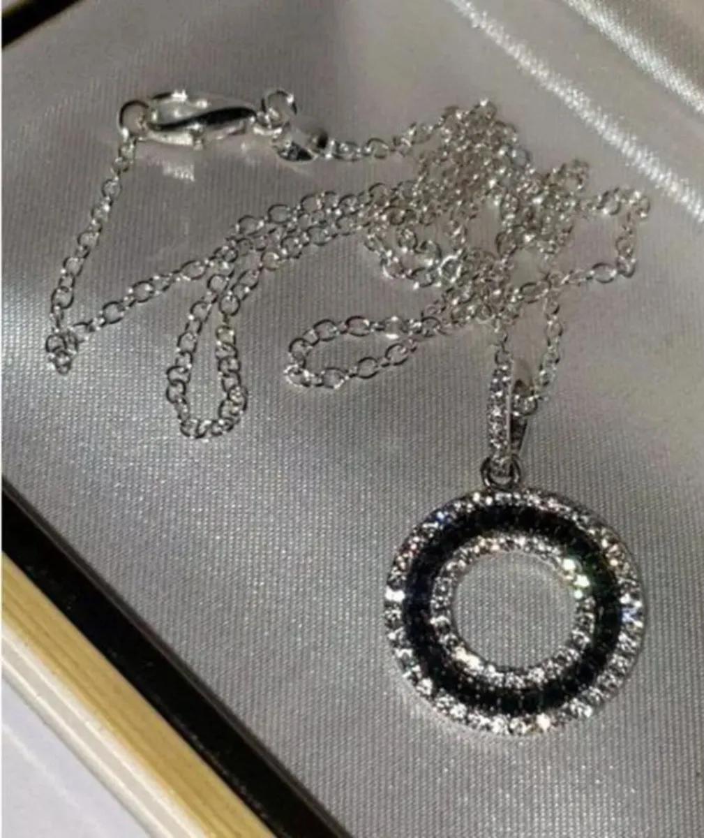 Vintage Harrods Sterling Silver Pendant/Chain - Image 1