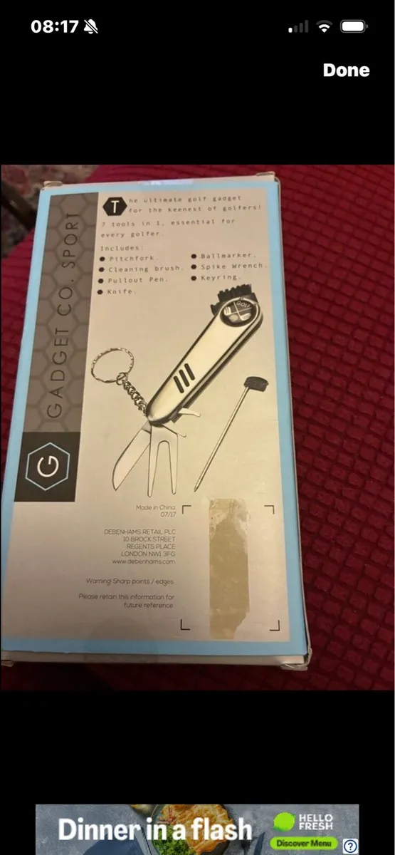 Golfers Multi Tool Set - Image 2