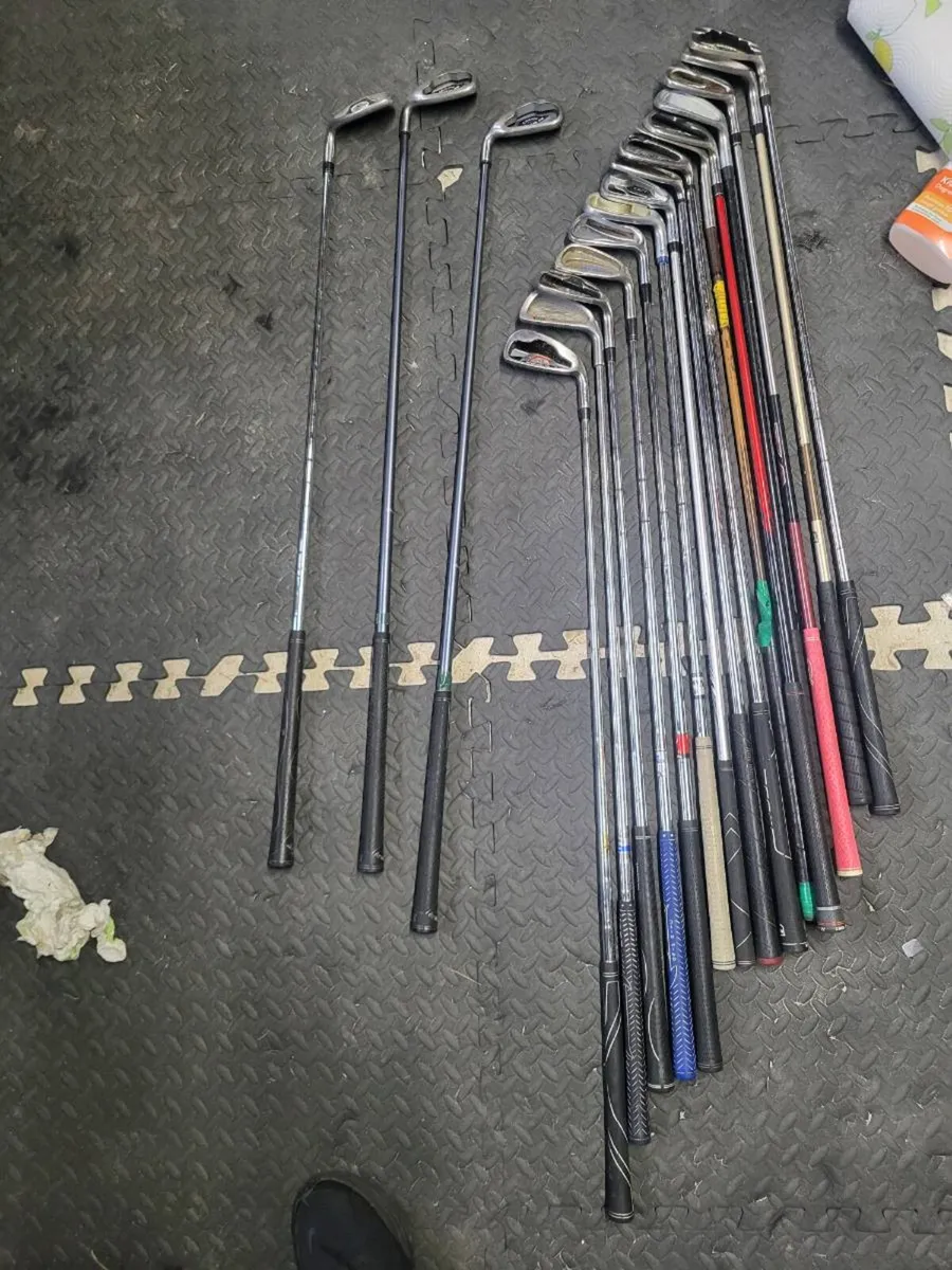 18 Mixed Golf Clubs – Great for Resellers