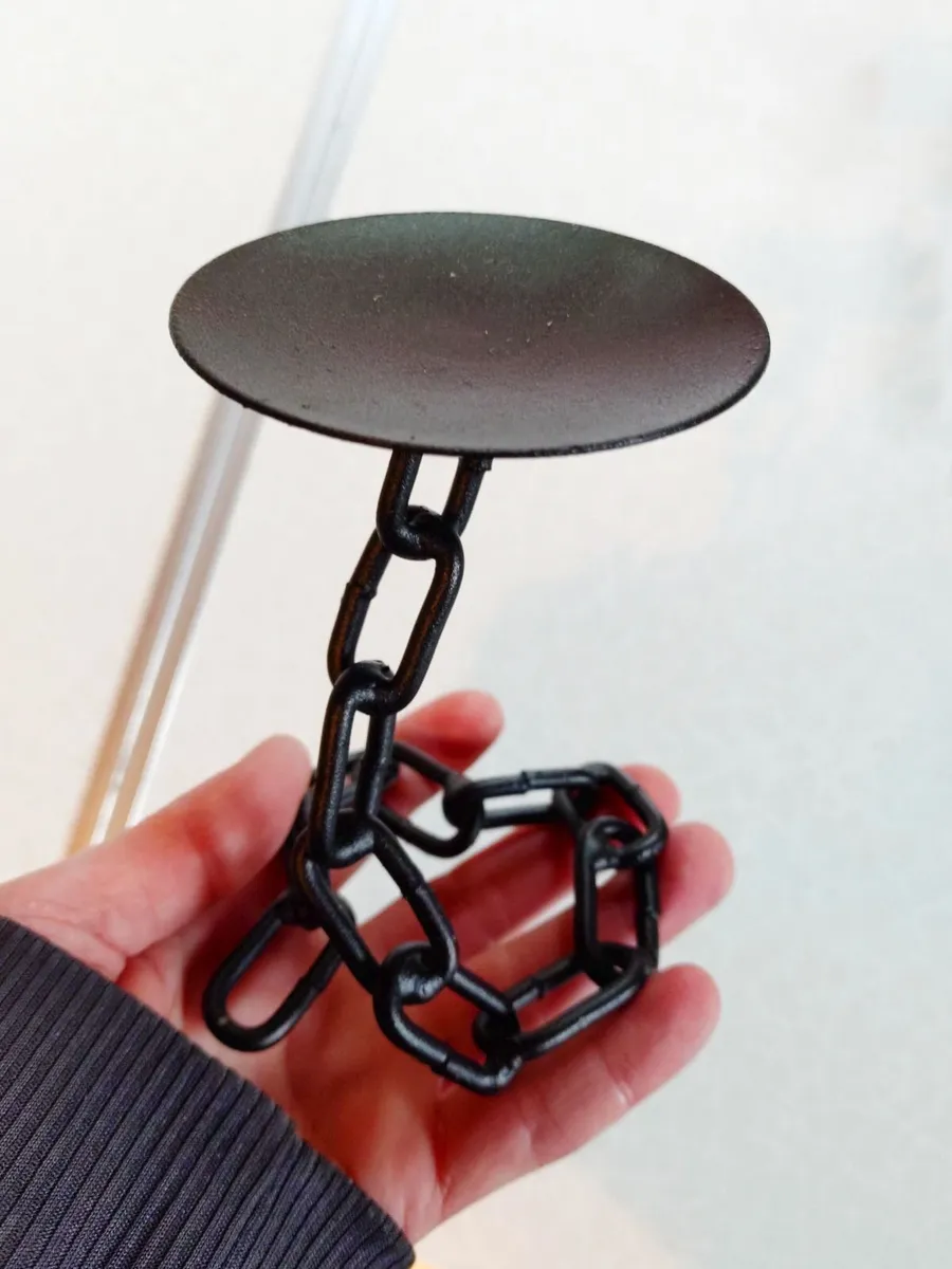 Black Candle Holder (new). - Image 1