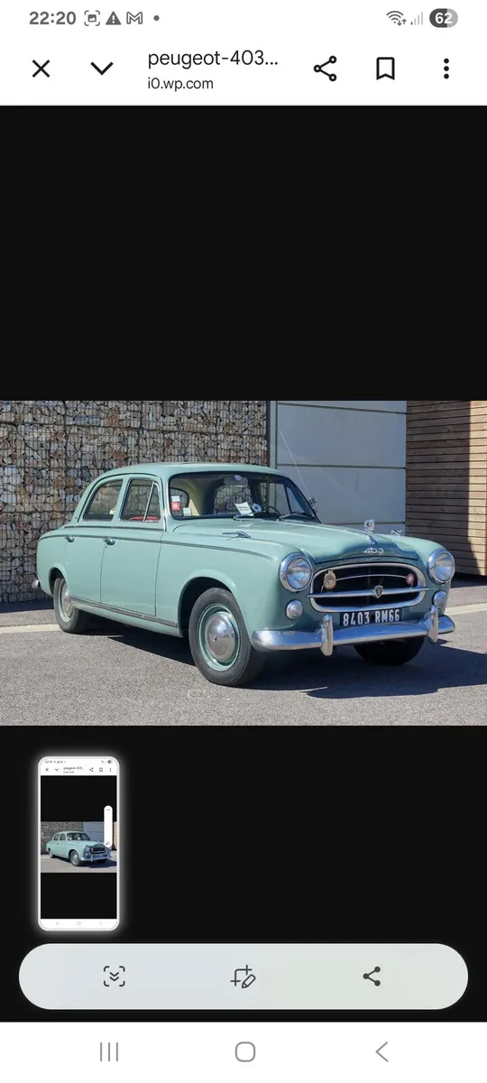 Peugeot 403 1956 ( barn find ) - Image 1