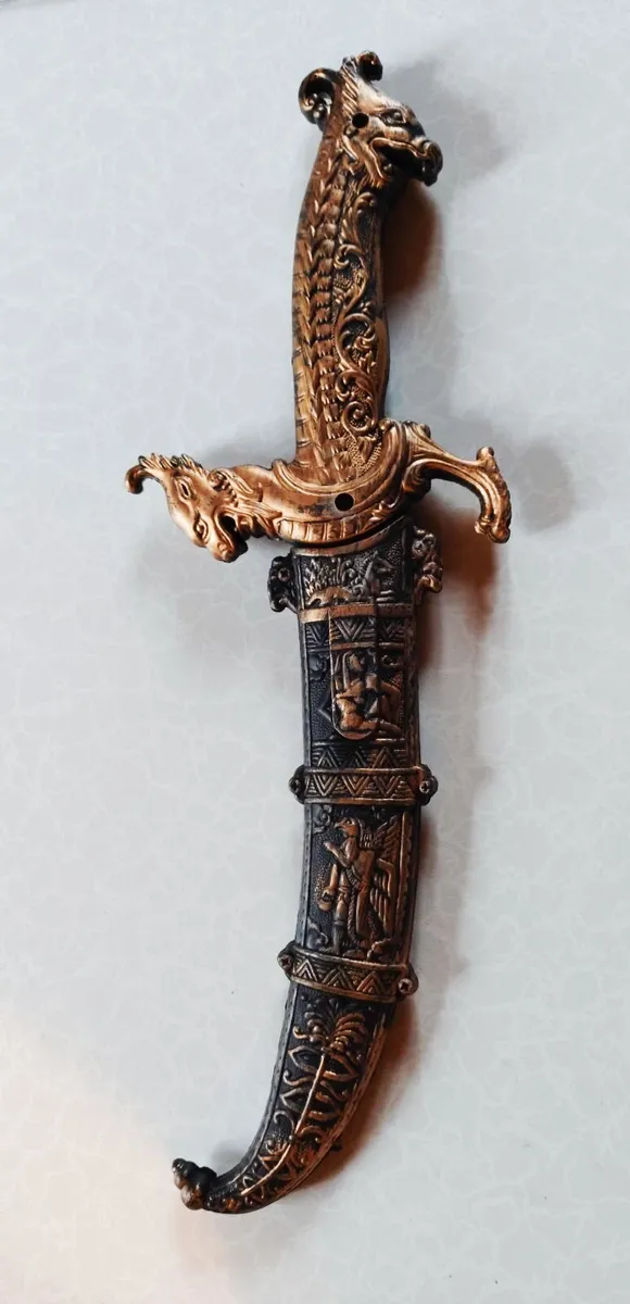 Gothic Skull Plastic Toy Sword With Cover (New). - Image 2