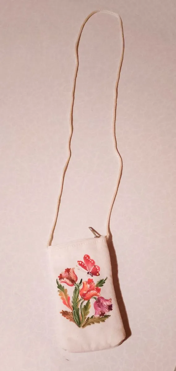 MONEY/STORAGE PURSE, WITH LONG HANDLE (WASHED). - Image 1
