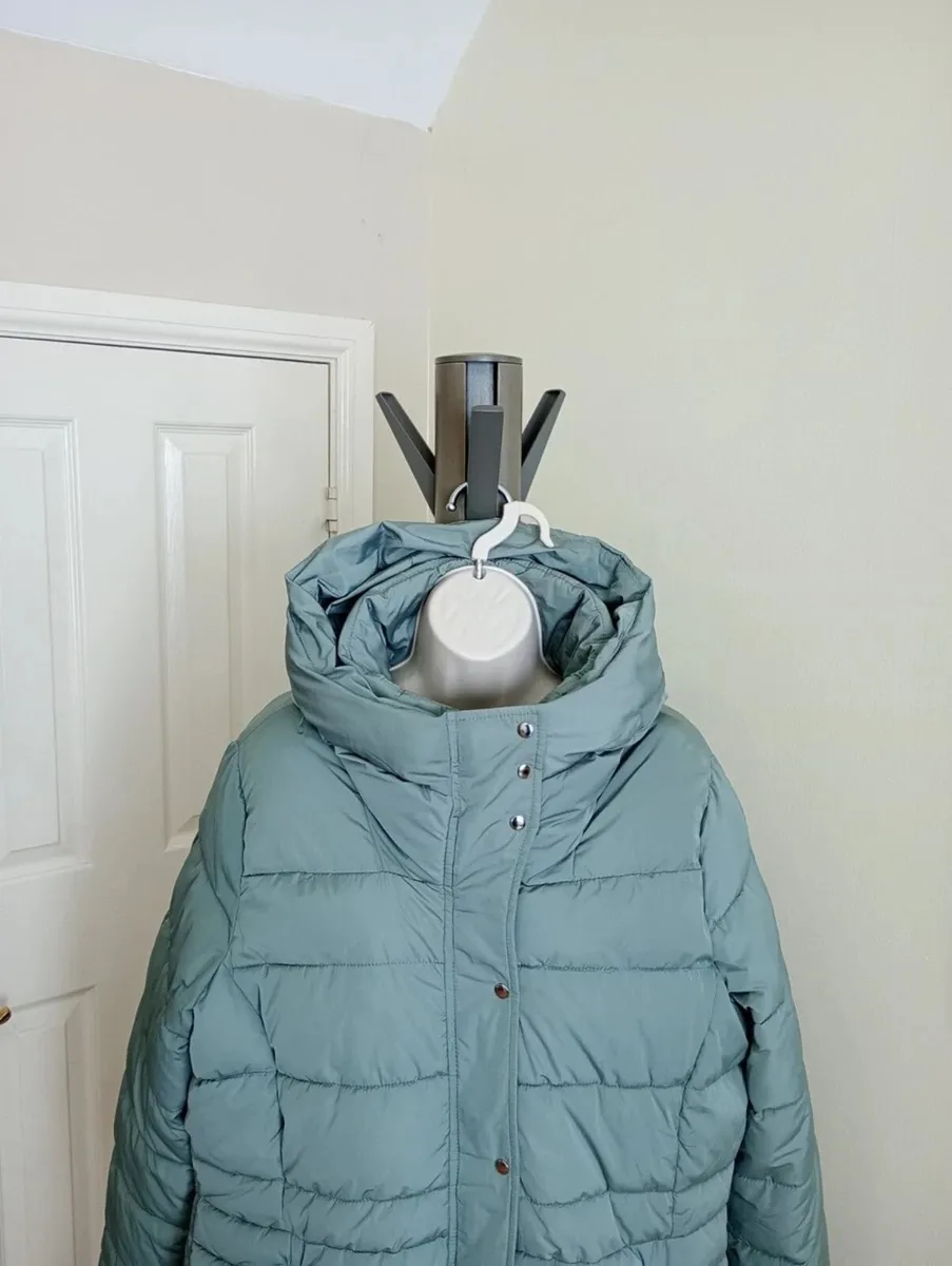 PADDED QUILTED long coat - Image 2