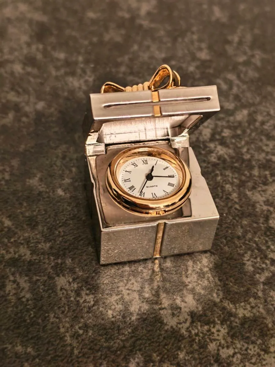 Miniature Present Clock In Box - Image 3