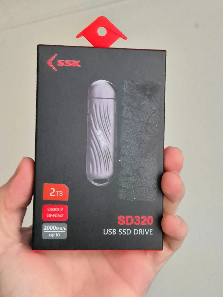 2TB, portable SSD flash drive, NEW - Image 1