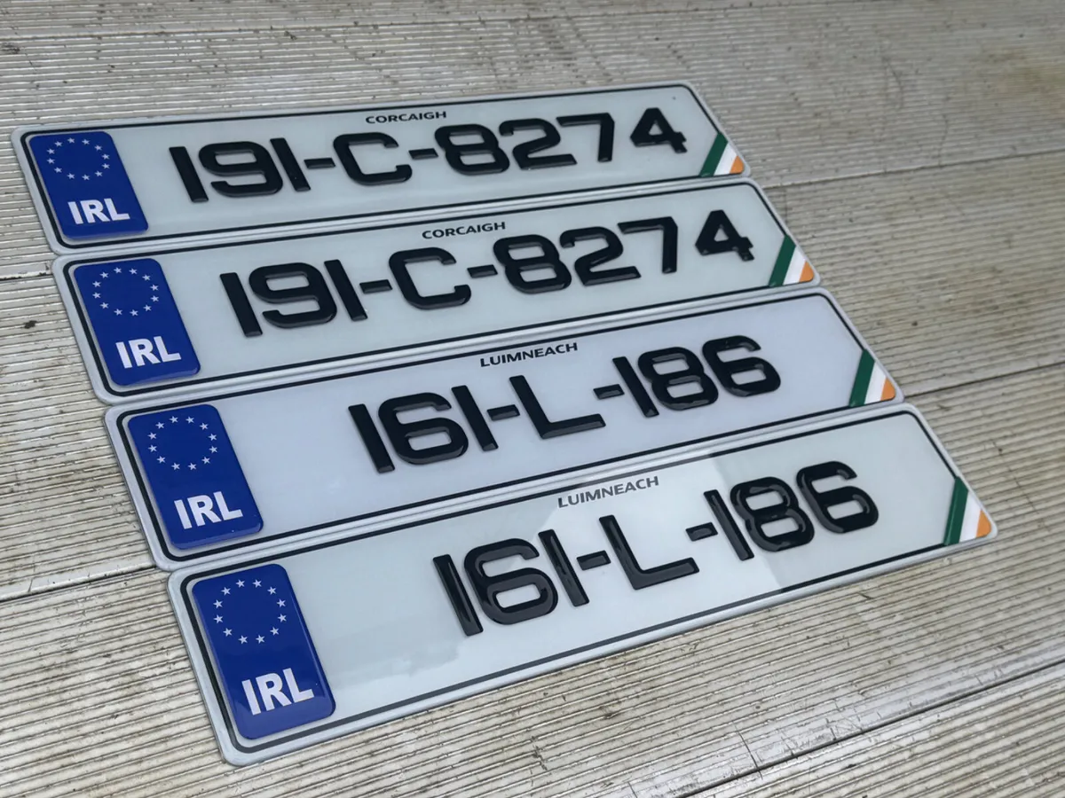 Gel number plates delivery nationwide - Image 1